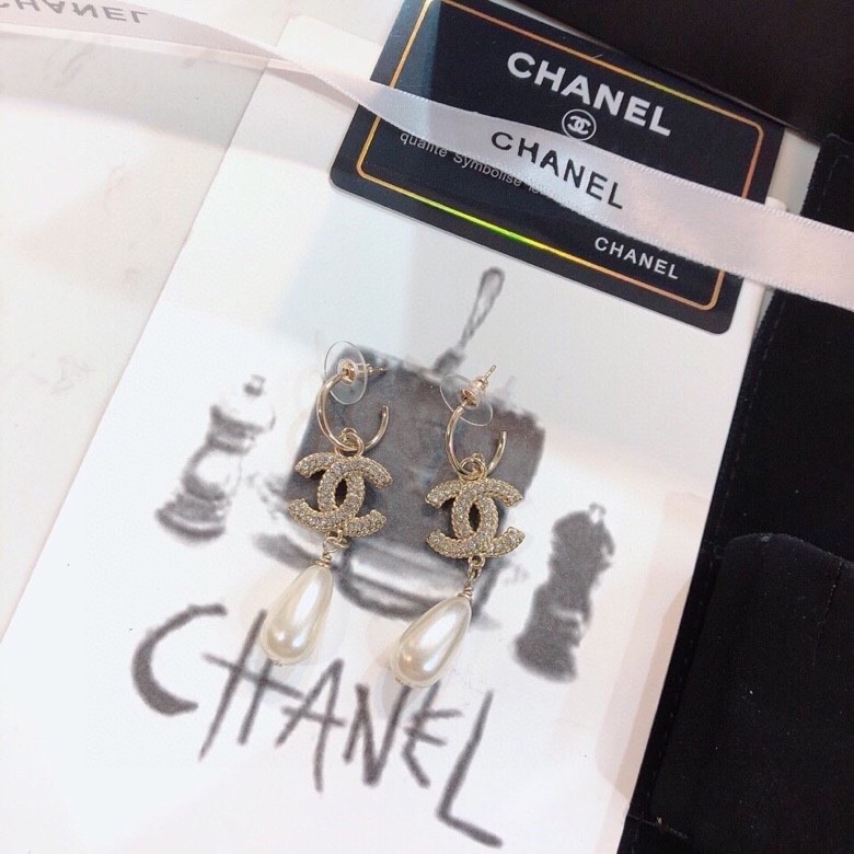 Ch*el earrings